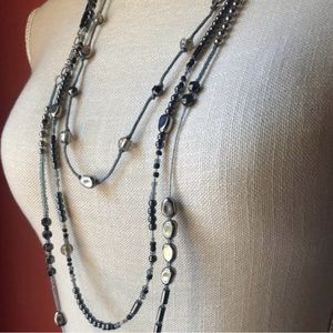 N2097 Silpada Sterling Silver DEWDROPS Necklace 31' LONG